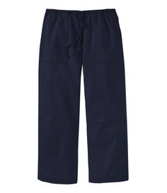 Thanks to your feedback, our more generous fit returns in sizes XS to 3X. In cool cotton canvas – perfect for warmer weather. Inseams: Regular 23", Petite 21", Plus 23". Classic Fit: Sits at the waist. Relaxed through hip and thigh. Straight-leg. Lightweight 100% cotton canvas. Machine wash and dry. Lightweight cotton canvas keeps you cool in warm weather. Gently faded, lived-in look and is washed for extra softness. Large front pockets and back patch pockets. Elastic waistband with a drawstring Olive Clothing, Canvas Pants, Crop Pants, Pants Jeans, Ll Bean, L L Bean, Cropped Jeans, Cropped Pants, Jeans Pants