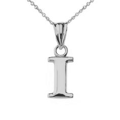 Description: 925 Sterling Silver Mini Small Initial Letter I Pendant Necklace Item No.: H89.Q Metal Type: 925 Sterling Silver (Available In 10k And 14k Gold) Metal Color: Silver Height With Bale: 15 Mm Width: 4.8 Mm Italian Rolo Chain In 16", 18", 20", 22" Letter A Necklace For Size Demonstration Only. Available In Another Listings In Any Letter A-Z Made To Order. Please Allow 10-15 Days To Be Shipped. Classic Sterling Silver Necklace In Tan, Classic Tan Sterling Silver Necklace, Letter I Necklace, Letter A Necklace, I Necklace, Infinity Engagement Ring, Being Prepared, Initial Pendant Necklace, Personalized Pendant