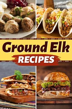 the cover of ground elk recipes