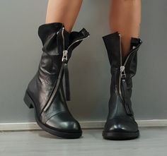 Leather Boots, All seasons, Gothic Shoes, Steampunk Shoes, Women Ankle Boots, Extravagant Boots, Black Genuine Shoes, Combat Shoes 🔴 Extravagant designs and high quality fabrics! 🔴 Materials & Care Genuine Leather Clean with a soft cloth and cold water 🔴 Shipping ✈ Ready to ship The time I need to prepare an order for shipping varies. For details, see individual items. Priority shipping is used for all our packages: STANDARD SHIPPING * Shipping to USA & Canada - 7-9 days * Shipping to Steampunk Shoes Women, Boots Steampunk, Shoes Boots Combat, Shoes Gothic, Red Boots Women, Women Leather Boots, Combat Shoes, Steampunk Shoes, Womens Costume