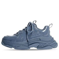 Balenciaga Triple S Sneakers 'Glossy Blue' 734954W2PAA4000 Balenciaga Triple S Sneakers, Balenciaga Triple S, Balenciaga, Sneakers, Blue