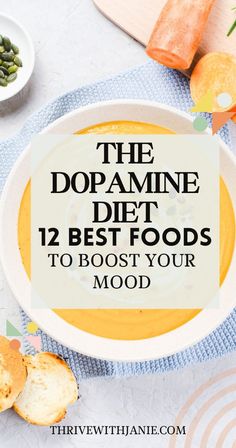 The dopamine diet is a great way to boost your mood. Here are 12 foods to boost your dopamine. These are the food that increase you energy and motivation while also boosting your mood. They ar ehappiness and energy foods. Dopamine Boosting Foods, L Theanine Foods, Dopamine Diet Recipes, Dopamine Increasing Foods, Boost Dopamine Naturally, Foods That Boost Dopamine, Dopamine Rich Foods, Foods That Increase Dopamine Levels, Dopamine Diet Meal Plan