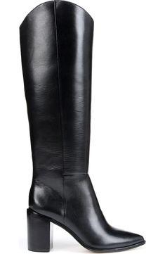 Franco Sarto Ticada Knee High Boot (Women) | Nordstromrack Knee-high Boots With Stacked Heel For Office, Wide Calf Heeled Boots With Sculpted Block Heel, Winter Calf Leather Knee-high Boots With Stacked Heel, Knee-high Boots With Sculpted Heel, Wide Calf Knee-high Boots With Sculpted Heel, Chic Knee-high Boots With Sculpted Heel, Medium Width, Knee-high Heeled Boots With Padded Heel, Evening Knee-high Boots With Sculpted Heel And Wide Calf, Evening Knee-high Boots With Sculpted Heel For Wide Calf