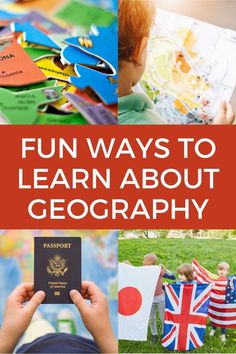 the words fun ways to learn about geography