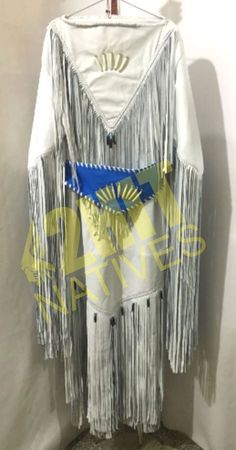 BUCKSKIN+HIDE+ LONG+FRINGES+ BLUE+LEATHER+BELT+WITH+BONES+DESIGN SHIPPING+TERMS •+Your+item+would+be+delivered+directly+from+our+overseas+production+units+through+well-known+courier+services+i.e.+DHL,+FedEx,+TNT,+and+Sky-net. •+Usually+we+dispatch+item+within+5-10+business+days+(depend... Buckskin Clothing, Fringe Wedding Dress, Bones Design, Powwow Regalia, Long Fringes, Pow Wow, Leather Zipper, Blue Leather, Western Fashion