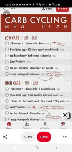 How To Carb Cycle, Endomorph Carb Cycling Meal Plan, Endomorph Carb Cycling, Cycle Diet, Quest Protein Bars