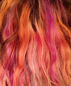 Gigi Grant Aesthetic, Monster High Gigi Grant, Aesthetic Monster High, Grant Aesthetic, Aesthetic Monster, Lesbian Hair, Gigi Grant, Lesbian Flag Colors, Pink And Orange Hair