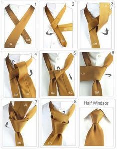 How To Tie A Tie, Half Windsor, Button Holes Wedding