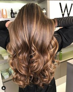 Brown Hair Color Shades, Long Hair Highlights, Brown Hair Dye, Brown Hair With Blonde Highlights, Hair Color Shades, Honey Hair