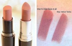 mac lipstick dupes - Google Search: Expensive Lipstick, Mac Diva, Mac Velvet Teddy, Makeup Revolution London, Make Up Tutorials, Velvet Teddy, Makeup Guide, Trendy Makeup, Mac Makeup