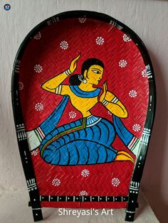 Decorative Kulo Kulo Art Painting, Kulo Painting Ideas, Kulo Art, Rajasthani Art, Kerala Mural Painting, Boho Art Drawings, Indian Art Gallery, Canvas Art Projects