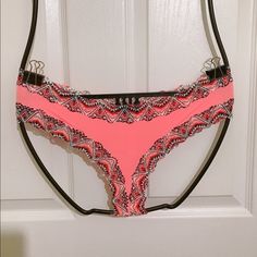 4/$38 Pink Victoria’s Secret Panty 205 Vs Pink Logo, Pink Zebra, Pink Logo, Pink Velvet, Pink Cotton, Victoria's Secret Pink, Secret Pink, Womens Makeup, Women Brands