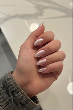 Basic Nails, Casual Nails, Nails Desing, Chic Nails, Best Acrylic Nails, Perfect Nails, Nude Nails, Nail Designer, Almond Nails