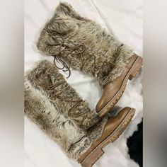 3 Pairs!! Like New Boots All Boots Fit Size 7.5/8 Feet (Couple Are Euro Sizes) Beige Boots, Black With Huge Faux Fur- Worn 1x!!! Ugg- Used Value $650!! Ready To Be Shown Off! Downsizing So Sadly Need To Sell Everything But Great For Some1 Else To Fully Enjoy! Not In Return Business So Pls Ask All Questions Before Purchasing. Casual Brown Coach Boots, Coach Lace-up Leather Boots, Coach Leather Lace-up Boots, Winter Brown Coach Boots, Beige Boots, Coach Shoes, Rain Boots, Faux Fur, Like New