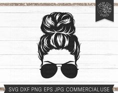 Messy Bun Svg, Hair Svg, Mom Clipart, Hair Vector, Top Bun, Top Knot Hairstyles, Svg Kids, Website Backgrounds, Football Design