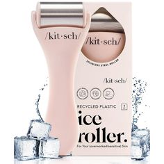 The Kitsch Mini Spa Rollers Ice Roller for Face & Neck 2pc Set offers a revolutionary way to enhance your skincare routine with its multifunctional benefits. These ice rollers, or cool roller face tools, refresh and invigorate the skin, particularly effective in reducing puffiness under the eyes. Daily use promotes a radiant complexion and tightens the skin, minimizing wrinkles. These rollers also calm irritated skin and improve circulation. Compact and effective, they're ideal for both facial a Face Ice Roller, Ice Face Roller, Roller Skin Care, Ice Roller For Face, Ice Facial, Skin Roller, Roller For Face, Eye Puffiness, Eye Roller