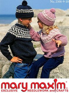 two children sitting on rocks with the words mary max in front of them and an advertisement for