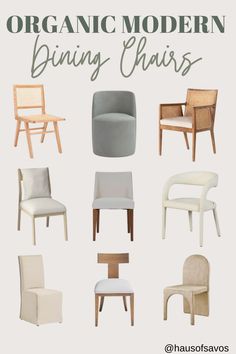 the organic modern dining chairs are available in various styles and colors