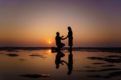 Sunset Wedding Proposal in Cornwall Proposal Sunset, Beach Proposals, Sunset Proposal, Cornwall Beach, Best Of 2022, Dream Proposal, Sunset Beach Weddings