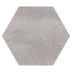 a cement hexagonal tile on a white background