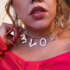 New Jewelry High Quality 1 In Silver Color 1 In Gold Color Please Look Closely At The Pictures Casual Necklaces, Silver Diamond Necklace, Rhinestone Choker Necklace, Chocker Necklace, Crystal Choker Necklace, Rhinestone Chain, Rhinestone Choker, Silver Choker, Gold Choker Necklace