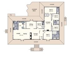 a floor plan for a house with two rooms