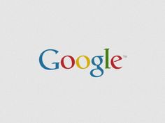 the google logo is shown on a white background