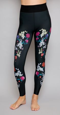 NERO Non-stretch Multicolor Leggings For Spring, Spring Floral Print Yoga Activewear, Cross Training Workouts, Stretch Multicolor Printed Leggings, Spring Floral Print Workout Leggings, Stretch Floral Print Leggings For Yoga, Cross Training, Active Wear Outfits, Range Of Motion