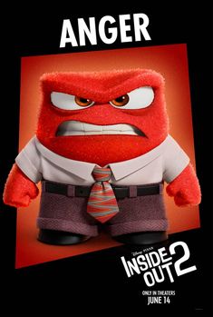 the angry movie poster for inside out 2