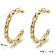 Stainless Steel | 316L. 14K Gold Plating. Hypoallergenic. Water Resistant. Women Gold Earrings, Gold Earrings Hoops, Accessories Elegant, Hoops Silver, Earrings Classic, Earrings Hoops, Hoops Gold, Stylish Earring, Hypoallergenic Earrings