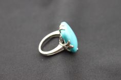 Turquoise 19mm x 14mm Sterling Silver .925 Ring Formal Handmade Turquoise Ring, Elegant Oval Nickel-free Turquoise Ring, Elegant Oval Turquoise Ring Nickel Free, Megan Elizabeth, Opal Ring Gold, 925 Ring, Red Jasper, Jasper Gemstone, Silver Turquoise