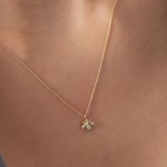 "Bee Necklace, Bubmle Bee Necklace Gold, Bee Necklace Long Chain, Dainty Bee Necklace, Tiny Bee Pendant, Miniature Bee Charm, Bee Charm Bulk All of our products has the stamp \"585\" on them. (which states that this is real gold) Gold lock necklace 1.37 gr and the chain length is 42 cm. There may be +/- 0.15 change in gram information due to production. Your products will be shipped with free shipping UPS express within 1-3 business days. Quality control has been done. Gold lock pendant is Anti Bumble Bee Necklace, Evil Eye Necklace Gold, Lock Pendant, Four Leaf Clover Necklace, Minimal Necklace, Lock Necklace, Gold Armband, Bee Pendant, Gold Bee