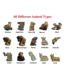 Choose the figurines you want from our listing. These collectible figures are in great condition. Please keep in mind that each of the figurines have variations in their colors.  Note: the Bison and Hippo figures come in two different sizes, one slightly larger than the other. Simply select in the dropdown which you would like. Send a message if you have any questions. Don't forget to browse through the rest of our listings! Red Rose Tea Figurines, Anne Of Windy Poplars, Wade Whimsies, Red Rose Tea, Thrift Inspo, Types Of Animals, Antique Gift, Angel Fish, Rose Tea