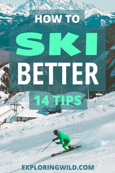 Skiing Technique Tips, Skiing Tips Intermediate, Exercises For Skiing, Skiing Italy, Skiing Exercises, Ski Hacks, Skiing Tips