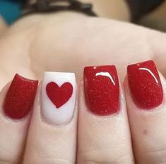 Valentines Nail Art Designs, Valentines Nail, Valentine Nail, Christmas Nail Art Designs, Nail Art Ideas, Christmas Nail Art