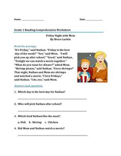 the worksheet for reading and writing about mother's day with her child