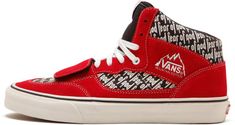 Vans Skate Shoes, Stadium Goods, Fear Of God, Vans Sneakers, Red Suede, Crazy Shoes, Dc Sneaker, Black Canvas, Velcro Straps