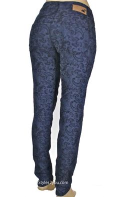 Love Paisley <3 Lola Jeans Celina Five Pocket Skinny Jeans In Paisley Paisley Jeans, Fitted Paisley Print Bottoms For Fall, Casual Paisley Print Pants For Fall, Designer Jeans, Vintage Jeans, Paisley Print, Knee High Boots, Denim Jeans, Pajama Pants