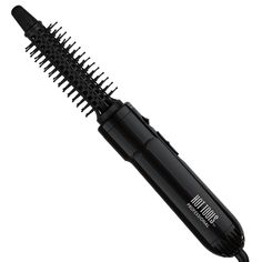 The Hot Tools Professional 3/4 Hot Air Brush is a versatile tool with a multi-vent barrel and multiple heat settings to create gorgeous, full-bodied curls on a variety of hair types. Recommended for short to medium-length hair. The unique barrel is outfitted with flexible, ball-tipped bristles to help gently comb and pull strands taut for ultra-smooth results. This hot air brush features a curl release switch that unlocks and rotates the barrel to release curls easily and avoid tangled styling. Hot Air Brush, Tangled Hair, Curl Styles, Shot Hair Styles, Air Brush, Styling Brush, Hot Tools, Shower Cleaner, Styling Tools