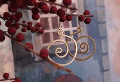 Hammered celtic brass handmade earrings Spirals. There's a reason the spiral is featured heavily in many cultures. It is an icon for expansive, cosmic wisdom, which our ancestors were highly connected to. Get a more intimate experience with this concept by incorporating the spiral in various ways. The earrings width 3 cm, hang 5 cm from the top of the ear wire. MY DEAR CUSTOMERS, PLEASE NOTE, THAT THE TIME OF DELIVERY FROM LATVIA (EUROPE) TO US CAN TAKE FROM 5 TO 30 DAYS. That is why I make your Celtic Earrings, Spiral Earrings, Wedding Jewelry Earrings, Brass Earrings, Ear Wire, Boho Earrings, Vintage Earrings, Handmade Earrings, Wire Jewelry