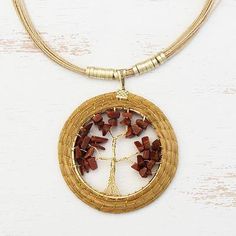 Gold plated sunstone and golden grass statement necklace, 'Autumn Foliage' - #Sunstone Tree and Golden Grass Circular #StatementNecklace #sunstonejewelry #treeoflife #treejewelry #treeoflifejewelry Nature-inspired Jewelry With Natural Stones, Nature-inspired Natural Stones Jewelry, Adjustable Gold Nature-inspired Necklace, Gold Hand Wrapped Nature-inspired Jewelry, Nature-inspired Gold Wire Wrapped Jewelry, Adjustable Earthy Gold Jewelry, Gold Tree Of Life Nature-inspired Jewelry, Earthy Gold Jewelry Made Of Copper, Earthy Gold Jewelry For Gifts