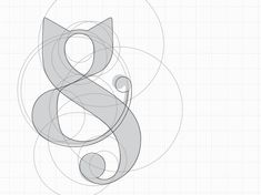 the letter s is made up of circles and lines