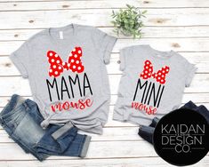 Mama Shark, Mother Daughter Shirts, Mom And Daughter Matching, Mommy And Me Shirt, Shark Shirt, Mickey Y Minnie, Daughters Shirt, Mommy Daughter, Group Shirts