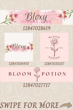 some type of business cards with flowers and leaves on them, all in different colors