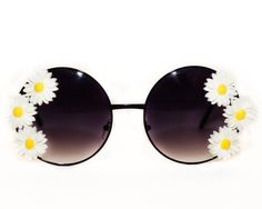 Brighten up your outfit wearing these cute sunglasses! Rock it with our Love Me… Crazy Sunglasses, Daisy Sunglasses, 80’s Fashion, Cute Sunglasses, Cute Glasses, Shop Accessories, Dress Shoes Womens, Stunning Jewellery, Polyvore Outfits