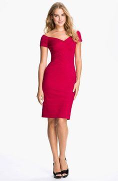 Ponte Knit Dress, Hollywood Wedding, Red Cocktail Dress, Nordstrom Dresses, Look Fashion, Bridesmaid Dress, Pretty Dresses