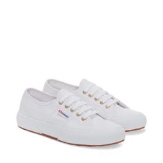 Superga - 2750 Cotu Classic Sneakers - White – Superga US Superga White Sneakers, Superga 2750, Sneakers For Women, Favorite Season, Authentic Design, Pale Gold, Forever New, Comfy Shoes, Classic Sneakers