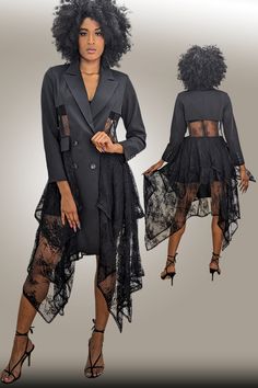 Sheer Fitted Dress With Asymmetrical Hem, Fitted Dress With Sheer Details And Asymmetrical Hem, Fitted Midi Dress With Lace Patchwork For Fall, Fitted Asymmetrical Lace Dress, Asymmetrical Lace Fitted Dress, Fitted Dress With Asymmetrical Hem For Dress Down Occasions, Fitted Lace Midi Dress With Asymmetrical Hem, Fashion Garments, Lacey Dress