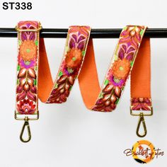 Embroidered Purse Strap Cross-body Strap for Purses Boho Bags Strap Embroidery Replacement Strap Boho Guitar Strap Handbag Strap gift for her.  ➤Strap Details: The strap is 1.5" wide and has an adjustable length from 30.5"-53" ➤Material: Embroidered Soft and durable Cotton Jacquard. ➤Hardware: Available in 3 colors ➤Code: st338 ➤Straps Color: 8 colors Embroidery on Strap. These replacement guitar straps for handbags are made with high-quality durable metal buckles and premium embroidered woven m Embroidered Rectangular Bag Strap For Travel, Embroidered Rectangular Bag Strap For Daily Use, Traditional Orange Embroidered Bag, Bohemian Orange Embroidered Bag, Boho Guitar, Embroidery Boho, Guitar Bag, Boho Purses, Boho Bags