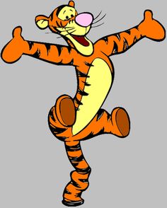 an image of a cartoon tiger dancing